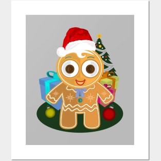 Christmas - Ginger Bread Man Posters and Art